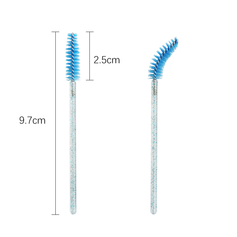 Crystal Handle Disposable Brushes