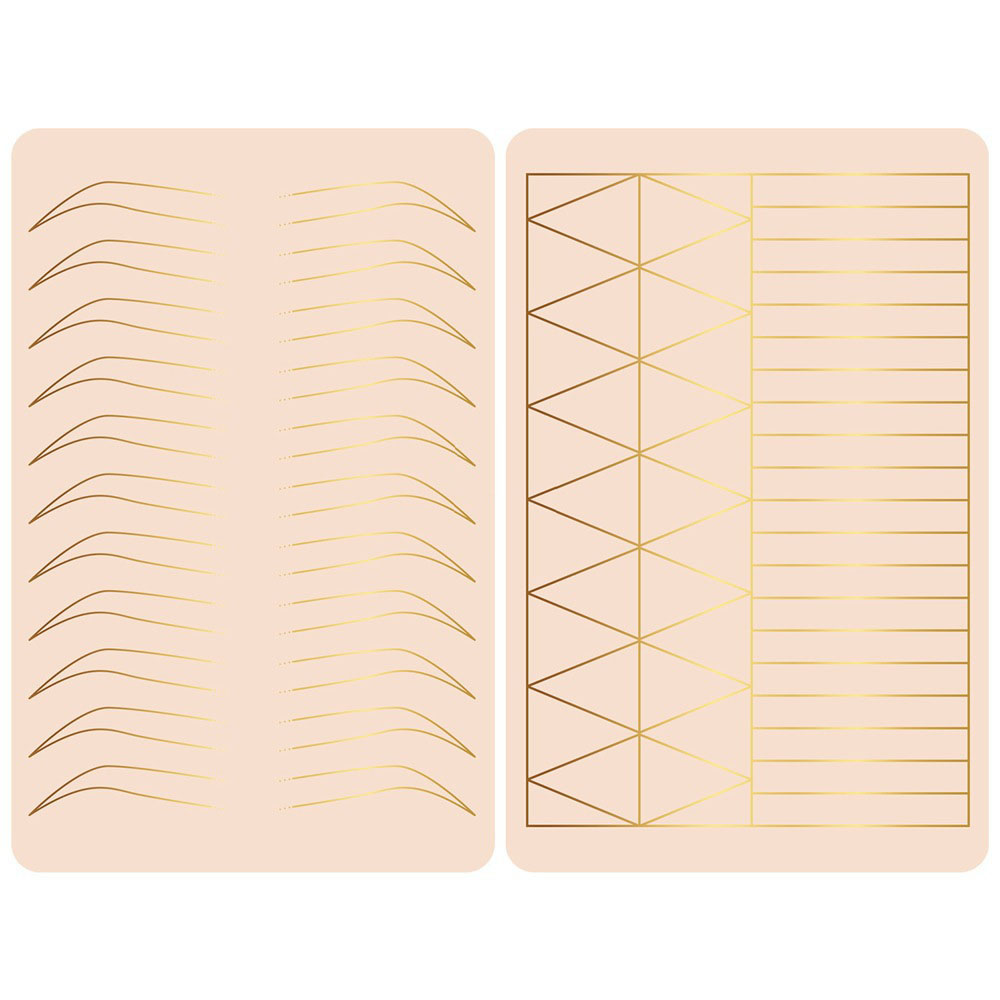  PMU Reel Skin by Mary & Paul Tattoo Practice Skin FOR COSMETIC  TATTOOING Only-Fake Double Sides Microblading Sheets for Lips, Eyebrows- Tattoo Supplies for Beginners & Experienced Artists-A4 (8 X 11.5) 