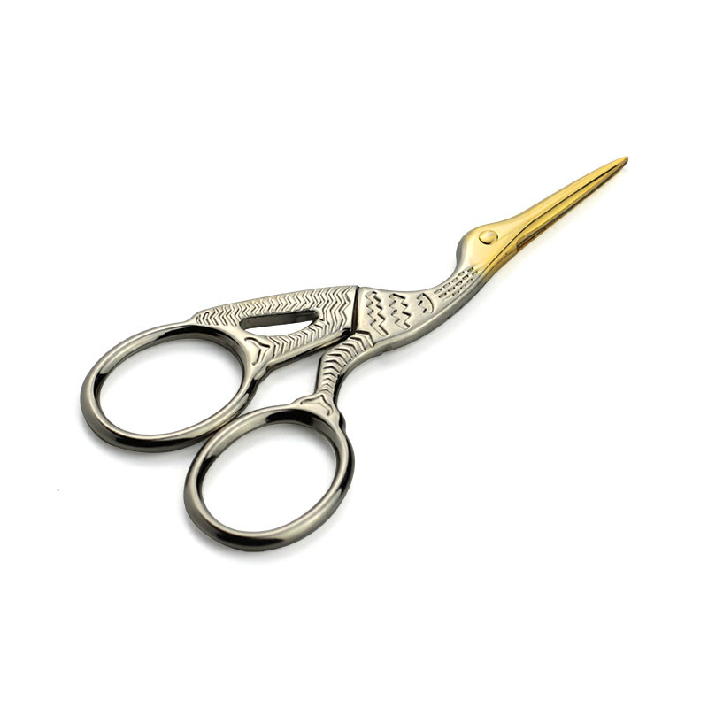 Crane Design Eyebrow Trimming Scissors Professional Beauty - Temu