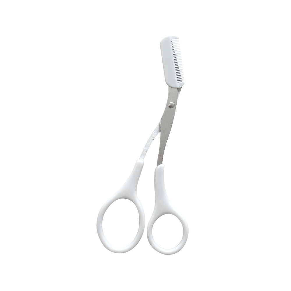 Brow Trimming Scissor with Removable Comb