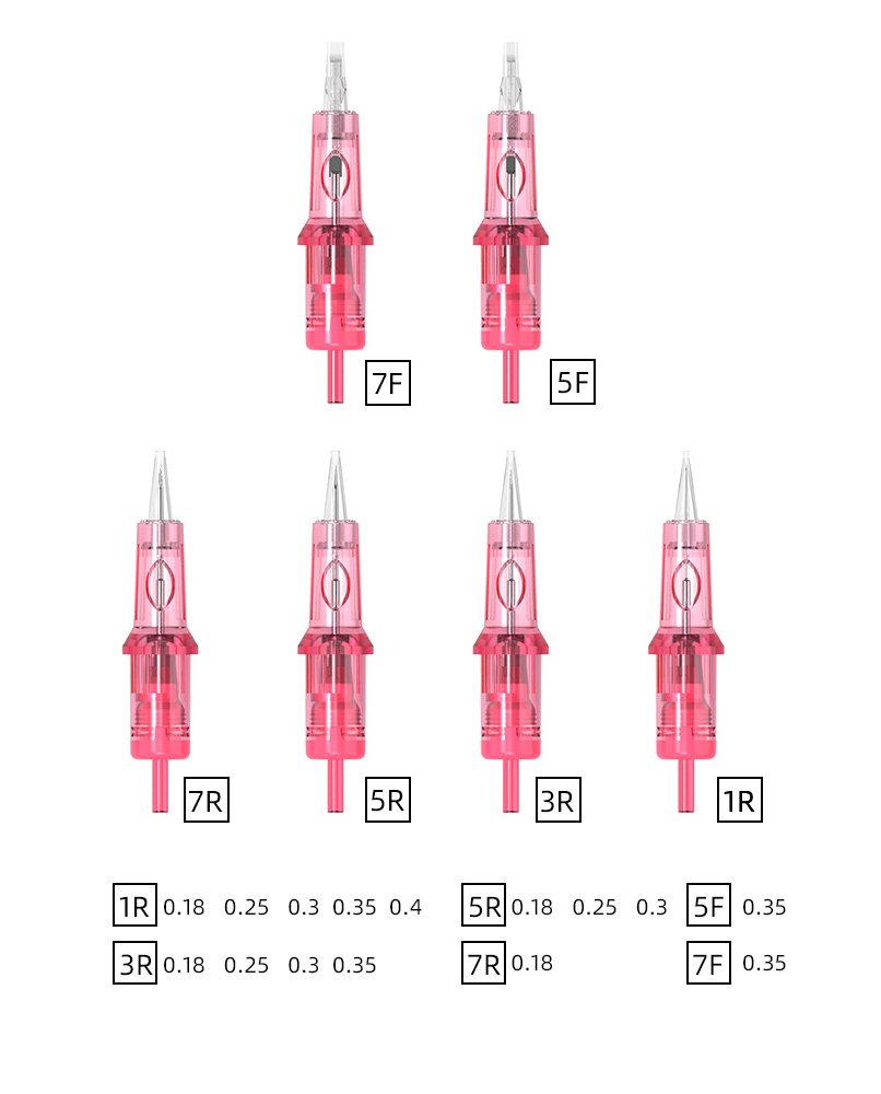 AMBITION 20Pcs Disposable PMU SMP Tattoo Cartridge Needles